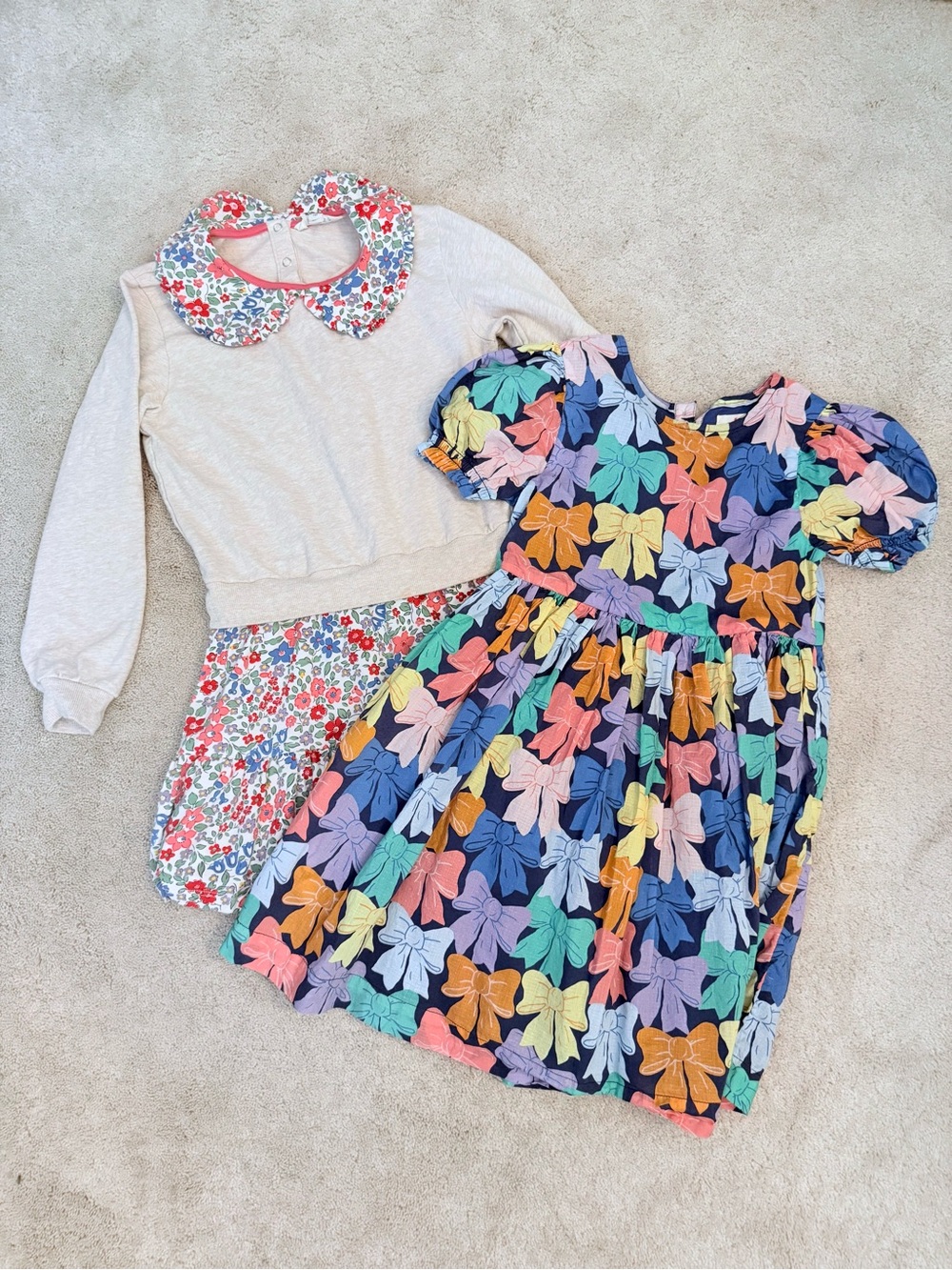 2 Pack ✨ Mini Boden Girls 7-8 “twirl dresses”